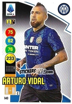 Figurina Arturo Vidal - Calciatori 2021-2022. Adrenalyn XL - Panini