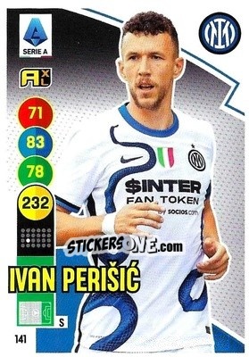 Sticker Ivan Perišic - Calciatori 2021-2022. Adrenalyn XL n. 141 - Panini