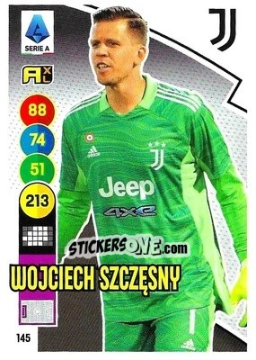 Sticker Wojciech Szczesny - Calciatori 2021-2022. Adrenalyn XL n. 145 - Panini