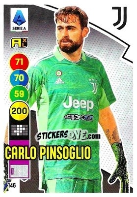 Cromo Carlo Pinsoglio - Calciatori 2021-2022. Adrenalyn XL - Panini