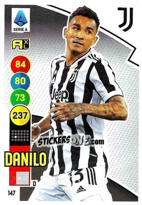 Sticker Danilo - Calciatori 2021-2022. Adrenalyn XL - Panini
