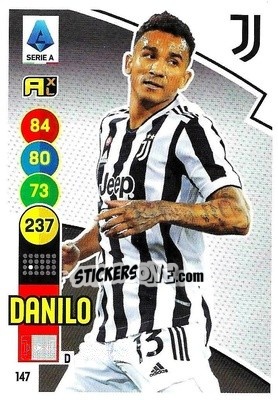 Sticker Danilo - Calciatori 2021-2022. Adrenalyn XL n. 147 - Panini