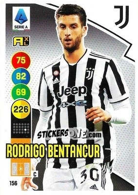 Figurina Rodrigo Bentancur - Calciatori 2021-2022. Adrenalyn XL - Panini