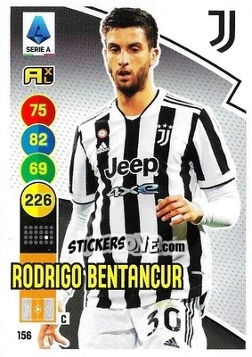 Sticker Rodrigo Bentancur - Calciatori 2021-2022. Adrenalyn XL n. 156 - Panini