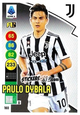 Cromo Paulo Dybala - Calciatori 2021-2022. Adrenalyn XL - Panini