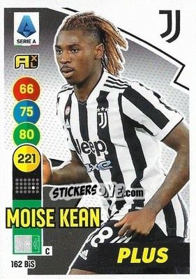 Cromo Moise Kean - Calciatori 2021-2022. Adrenalyn XL - Panini