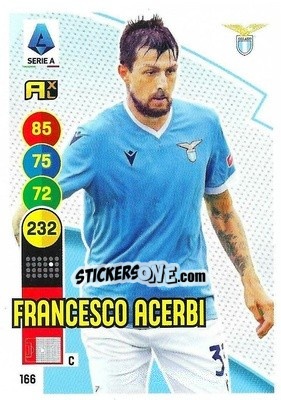 Sticker Francesco Acerbi - Calciatori 2021-2022. Adrenalyn XL n. 166 - Panini