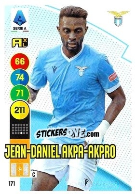 Figurina Jean-Daniel Akpa-Akpro - Calciatori 2021-2022. Adrenalyn XL - Panini