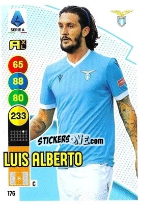 Sticker Luis Alberto - Calciatori 2021-2022. Adrenalyn XL n. 176 - Panini