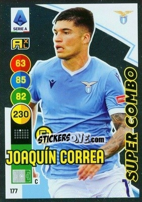 Sticker Joaquin Correa - Calciatori 2021-2022. Adrenalyn XL n. 177 - Panini