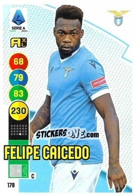 Cromo Felipe Caicedo - Calciatori 2021-2022. Adrenalyn XL - Panini