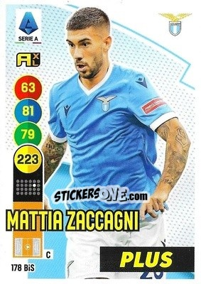 Figurina Mattia Zaccagni - Calciatori 2021-2022. Adrenalyn XL - Panini