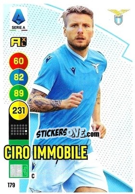 Sticker Ciro Immobile - Calciatori 2021-2022. Adrenalyn XL n. 179 - Panini