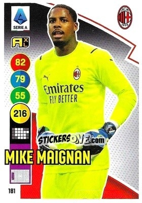 Sticker Mike Maignan - Calciatori 2021-2022. Adrenalyn XL n. 181 - Panini