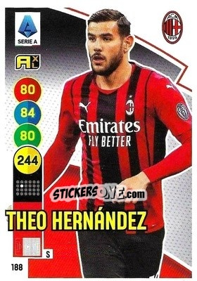 Sticker Theo Hernández - Calciatori 2021-2022. Adrenalyn XL - Panini