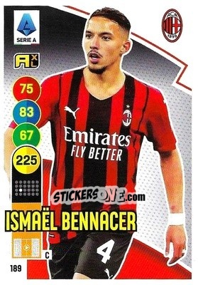 Cromo Ismael Bennacer - Calciatori 2021-2022. Adrenalyn XL - Panini