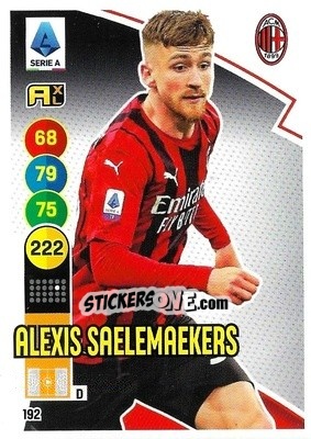 Sticker Alexis Saelemaekers - Calciatori 2021-2022. Adrenalyn XL - Panini