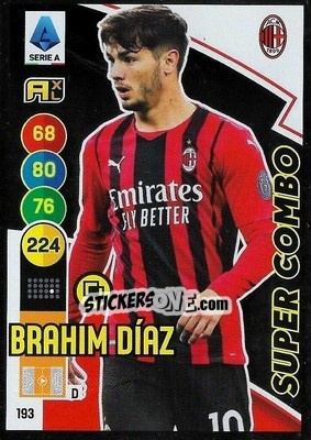 Sticker Brahim Diaz - Calciatori 2021-2022. Adrenalyn XL - Panini