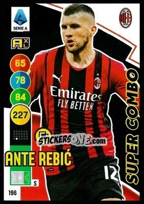 Cromo Ante Rebic - Calciatori 2021-2022. Adrenalyn XL - Panini