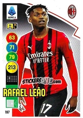 Sticker Rafael Leao - Calciatori 2021-2022. Adrenalyn XL n. 197 - Panini
