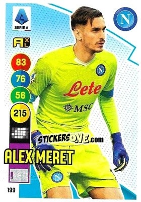 Cromo Alex Meret - Calciatori 2021-2022. Adrenalyn XL - Panini