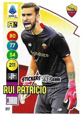 Sticker Rui Patricio - Calciatori 2021-2022. Adrenalyn XL n. 217 - Panini