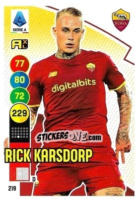 Cromo Rick Karsdorp - Calciatori 2021-2022. Adrenalyn XL - Panini