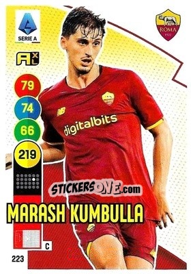 Sticker Marash Kumbulla - Calciatori 2021-2022. Adrenalyn XL - Panini