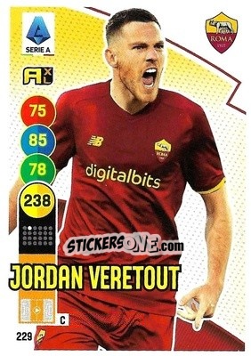 Sticker Jordan Veretout - Calciatori 2021-2022. Adrenalyn XL - Panini