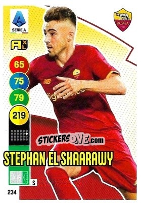 Sticker Stephan El Shaarawy - Calciatori 2021-2022. Adrenalyn XL n. 234 - Panini