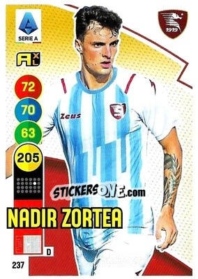 Figurina Nadir Zortea - Calciatori 2021-2022. Adrenalyn XL - Panini