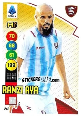 Sticker Ramzi Aya - Calciatori 2021-2022. Adrenalyn XL - Panini