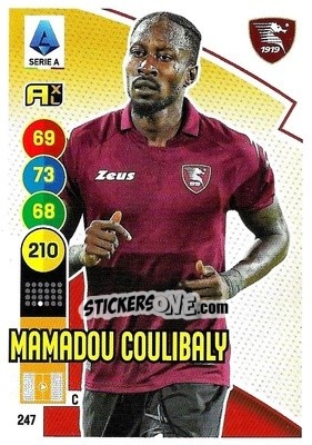 Figurina Mamadou Coulibaly - Calciatori 2021-2022. Adrenalyn XL - Panini