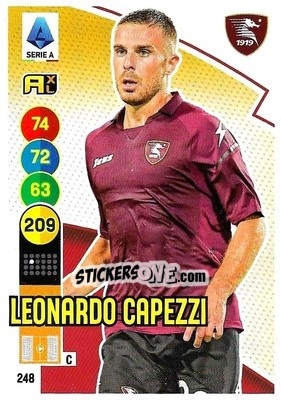 Figurina Leonardo Capezzi - Calciatori 2021-2022. Adrenalyn XL - Panini
