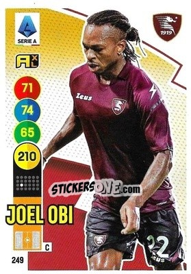 Figurina Joel Obi - Calciatori 2021-2022. Adrenalyn XL - Panini