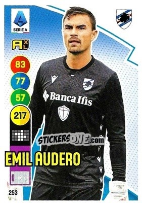 Sticker Emil Audero - Calciatori 2021-2022. Adrenalyn XL n. 253 - Panini