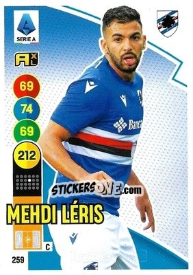 Figurina Mehdi Léris - Calciatori 2021-2022. Adrenalyn XL - Panini