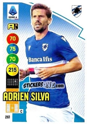 Sticker Adrien Silva - Calciatori 2021-2022. Adrenalyn XL n. 261 - Panini