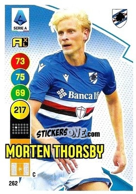 Figurina Morten Thorsby - Calciatori 2021-2022. Adrenalyn XL - Panini