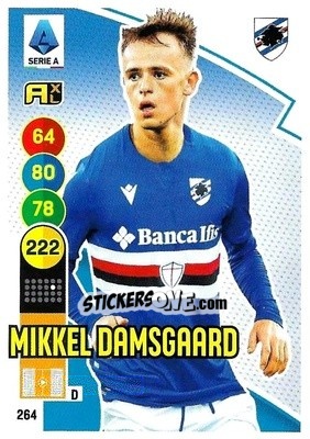 Cromo Mikkel Damsgaard - Calciatori 2021-2022. Adrenalyn XL - Panini