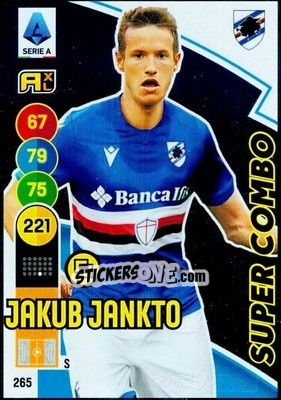 Sticker Jakub Jankto - Calciatori 2021-2022. Adrenalyn XL n. 265 - Panini