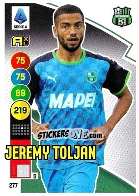 Figurina Jeremy Toljan - Calciatori 2021-2022. Adrenalyn XL - Panini