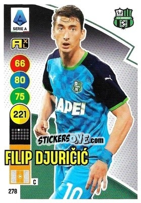 Figurina Filip Djuricic - Calciatori 2021-2022. Adrenalyn XL - Panini