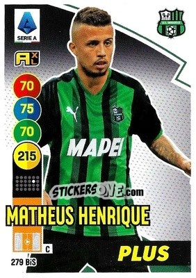 Figurina Matheus Henrique - Calciatori 2021-2022. Adrenalyn XL - Panini