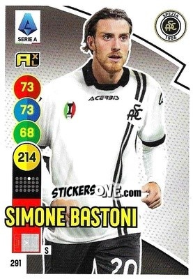 Sticker Simone Bastoni - Calciatori 2021-2022. Adrenalyn XL n. 291 - Panini