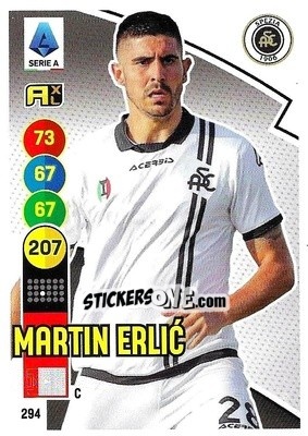 Sticker Martin Erlic - Calciatori 2021-2022. Adrenalyn XL - Panini