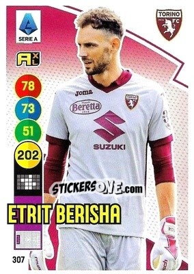 Figurina Etrit Berisha - Calciatori 2021-2022. Adrenalyn XL - Panini