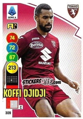 Sticker Koffi Djidji - Calciatori 2021-2022. Adrenalyn XL - Panini