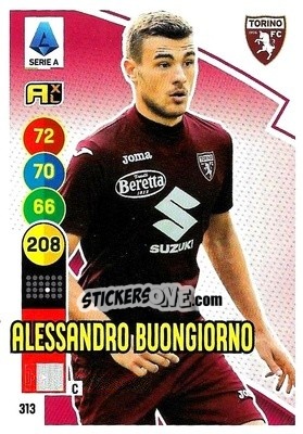 Cromo Alessandro Buongiorno - Calciatori 2021-2022. Adrenalyn XL - Panini