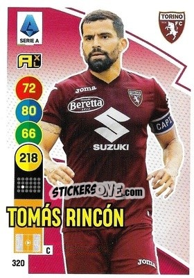 Figurina Tomás Rincón - Calciatori 2021-2022. Adrenalyn XL - Panini